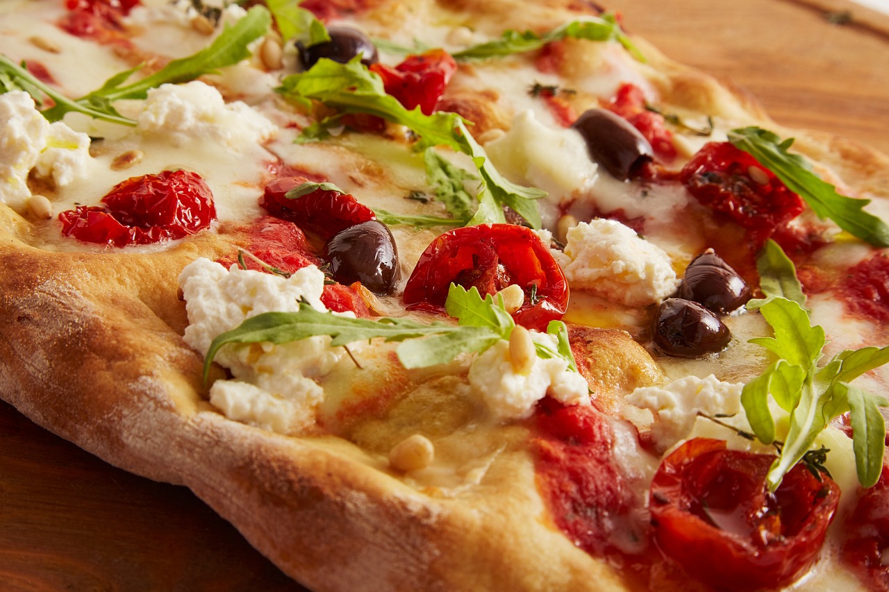 pizza chevre